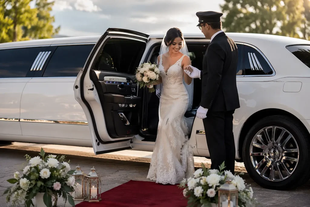 Limousine services for wedding